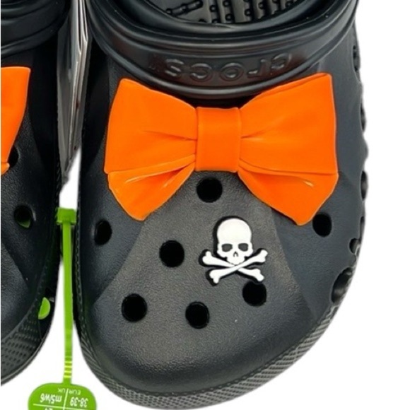 Crocs - ‘Halloween Thanksgiving  Bows’ Baya Clogs. SZ: Woman Various. NWT - Picture 5 of 7